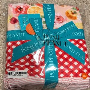 NWT Posh Peanut Jill Marie and Red Gingham Blanket